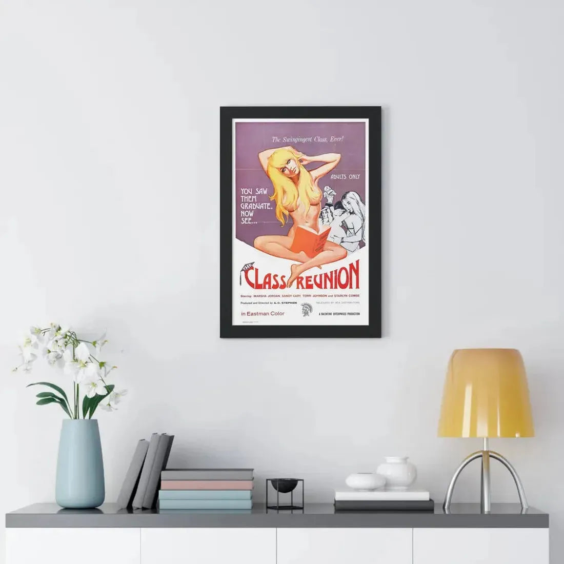 THE CLASS REUNION 1972 - Framed Movie Poster - The Sticker Space