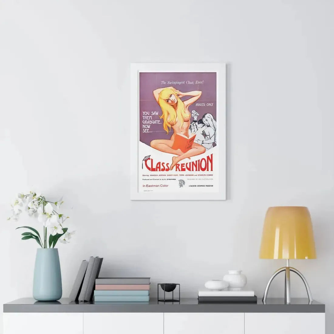 THE CLASS REUNION 1972 - Framed Movie Poster - The Sticker Space