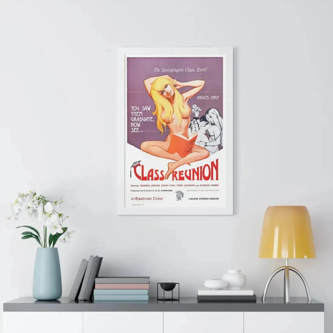 THE CLASS REUNION 1972 - Framed Movie Poster - The Sticker Space