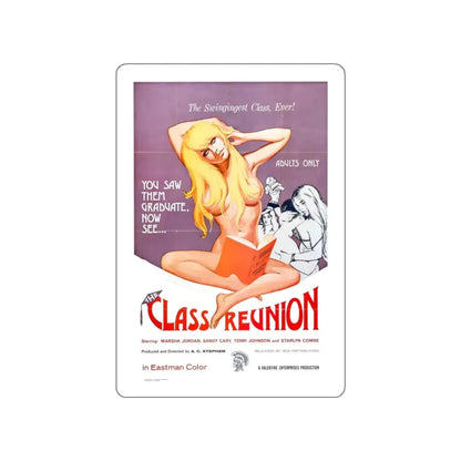 THE CLASS REUNION 1972 Movie Poster STICKER Vinyl Die-Cut Decal 3 Inch - The Sticker Space