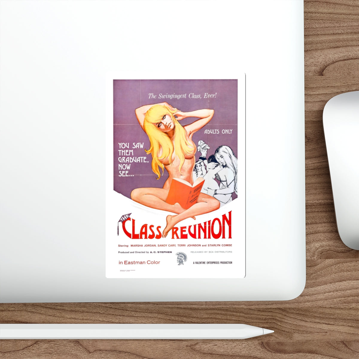 THE CLASS REUNION 1972 Movie Poster STICKER Vinyl Die-Cut Decal-The Sticker Space