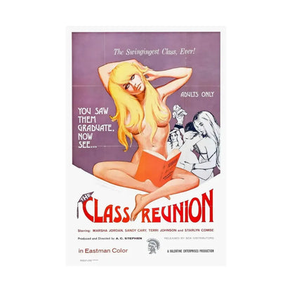 THE CLASS REUNION 1972 - Paper Movie Poster - The Sticker Space