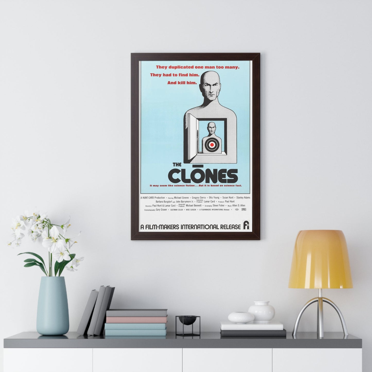 THE CLONES 1973 - Framed Movie Poster-The Sticker Space