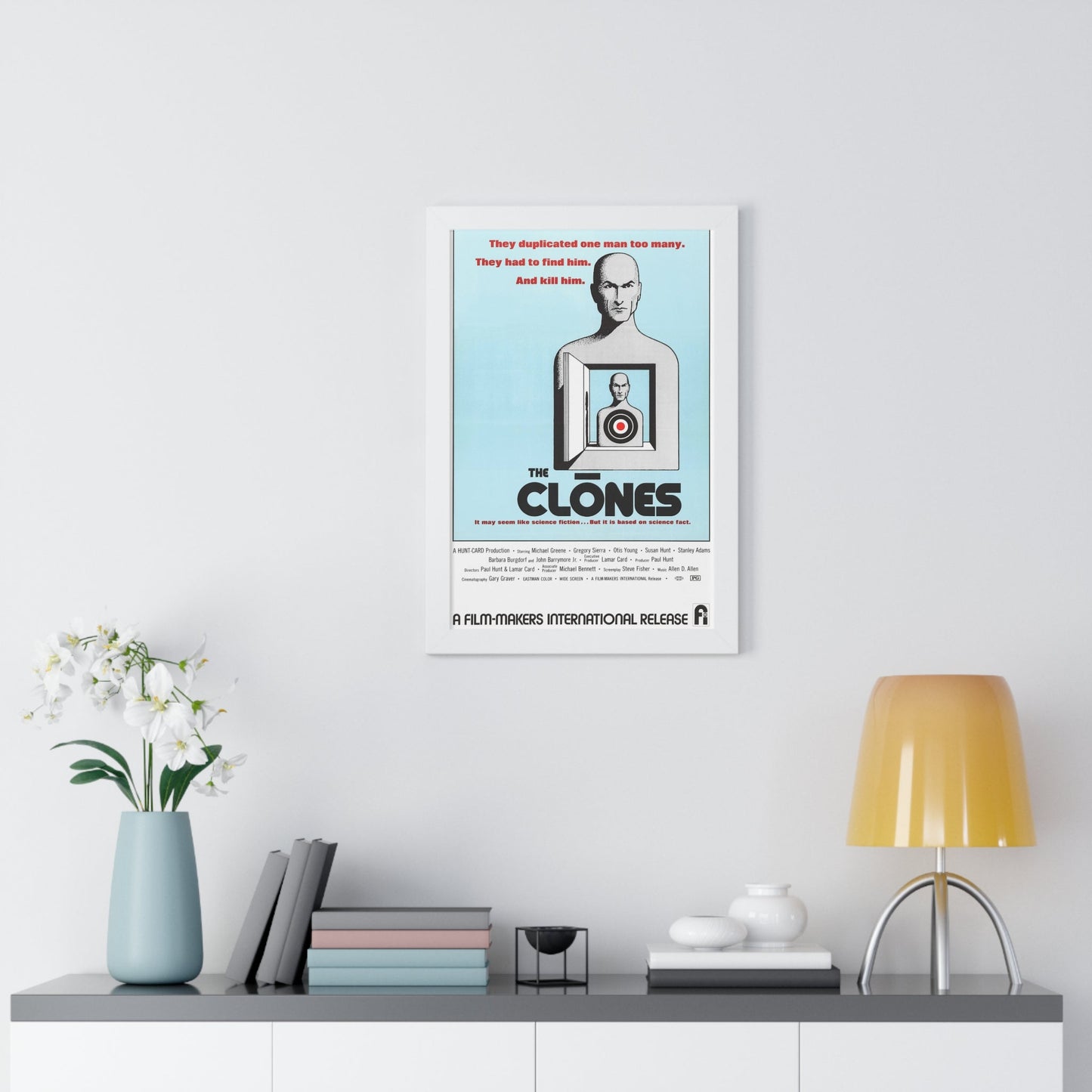 THE CLONES 1973 - Framed Movie Poster-The Sticker Space