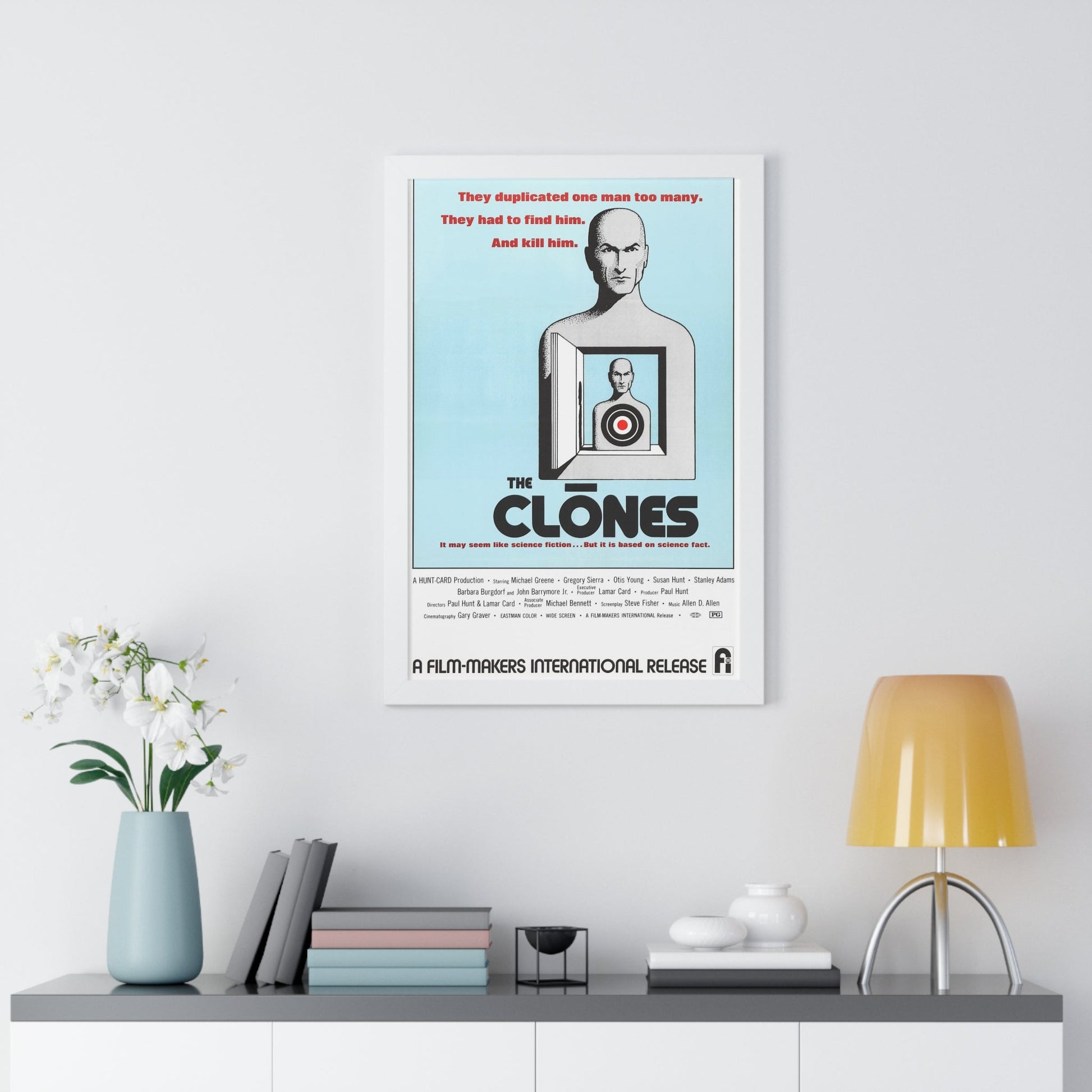 THE CLONES 1973 - Framed Movie Poster-The Sticker Space