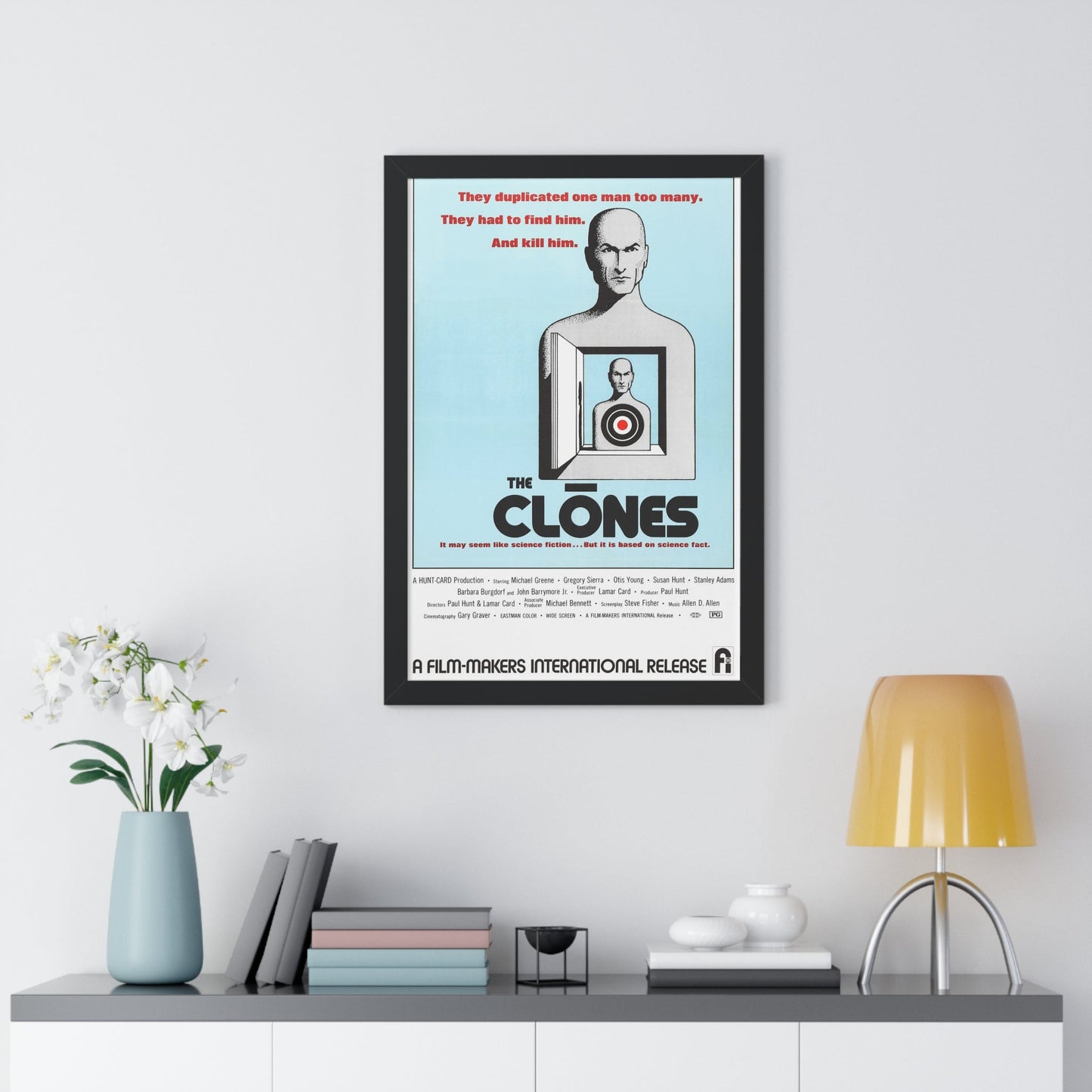 THE CLONES 1973 - Framed Movie Poster-The Sticker Space