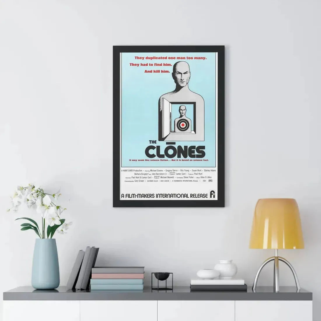 THE CLONES 1973 - Framed Movie Poster - The Sticker Space
