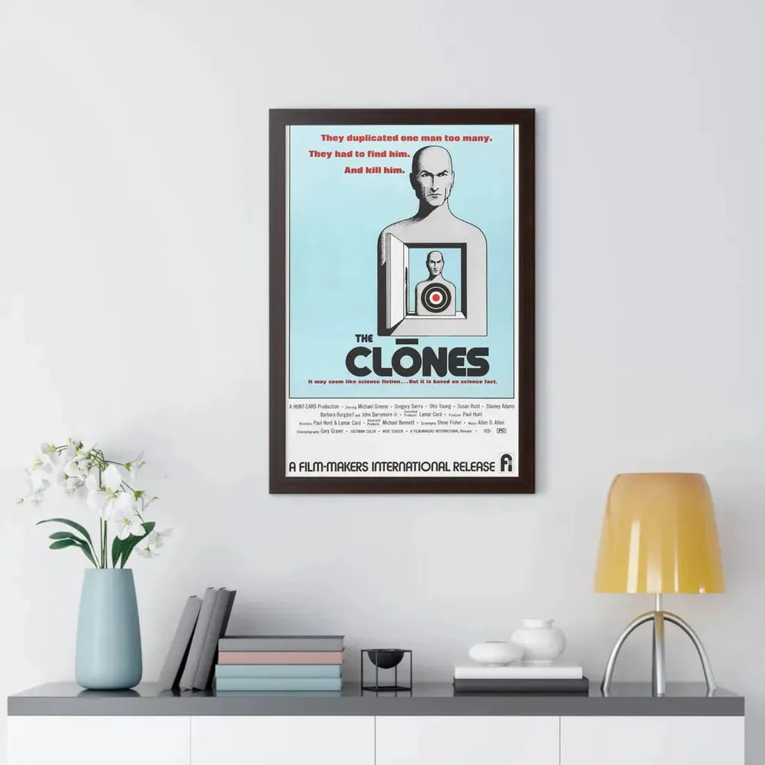 THE CLONES 1973 - Framed Movie Poster - The Sticker Space