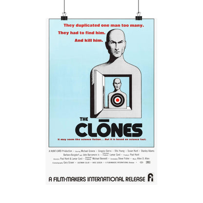 THE CLONES 1973 - Paper Movie Poster-12″ x 18″-The Sticker Space