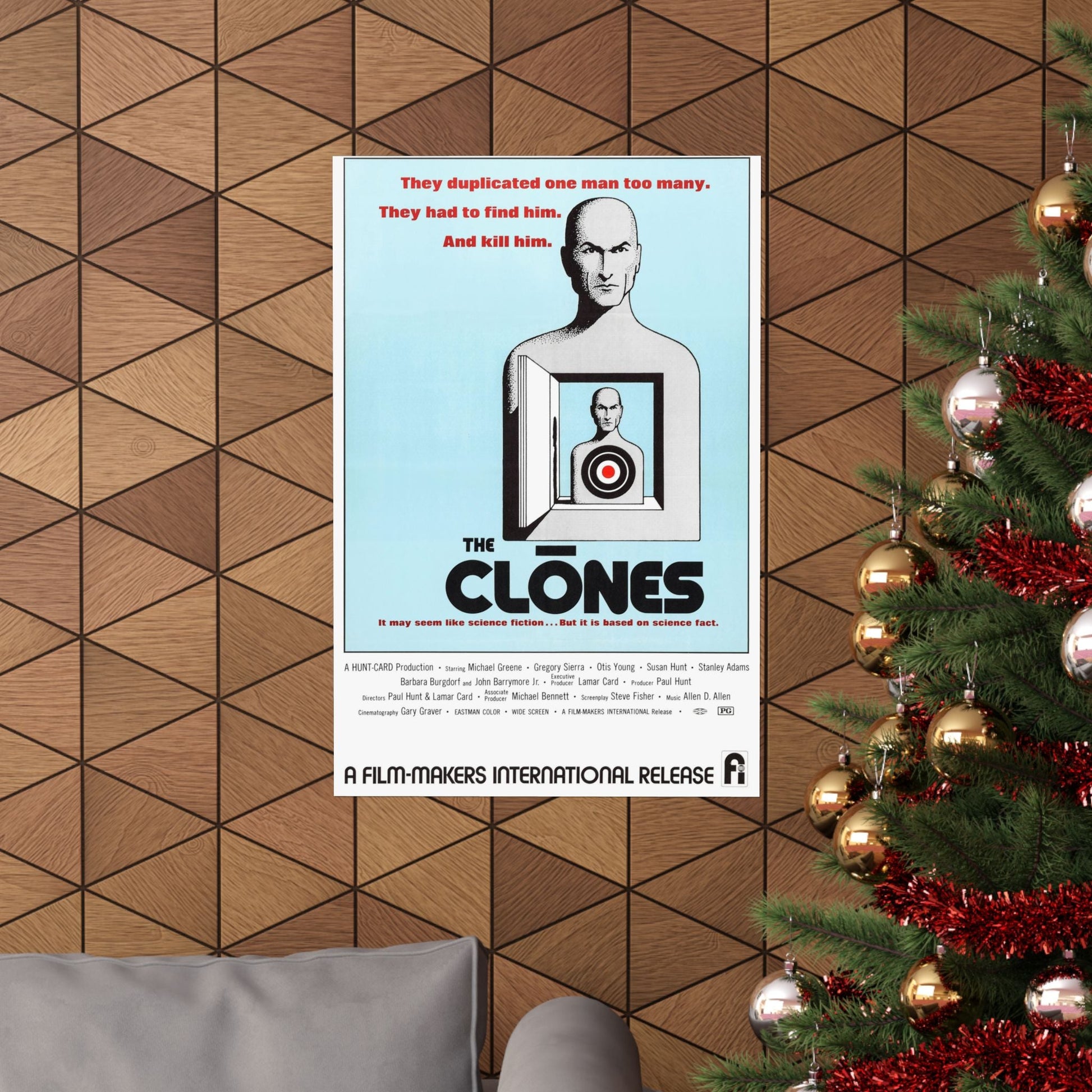 THE CLONES 1973 - Paper Movie Poster-The Sticker Space