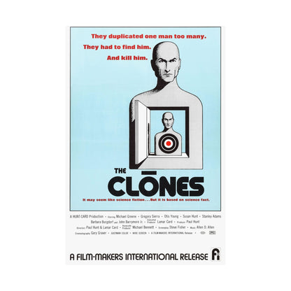 THE CLONES 1973 - Paper Movie Poster-The Sticker Space