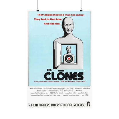 THE CLONES 1973 - Paper Movie Poster 20″ x 30″ Matte - The Sticker Space