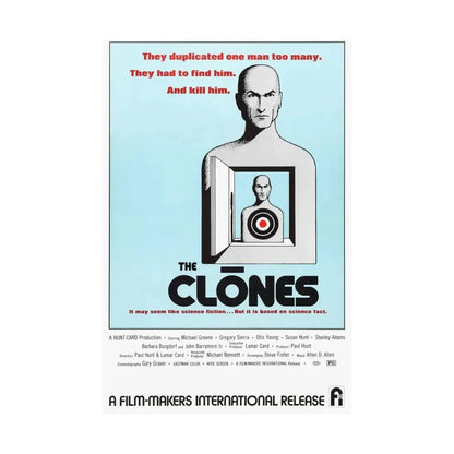THE CLONES 1973 - Paper Movie Poster - The Sticker Space