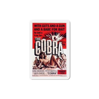 The Cobra 1968 Movie Poster Refrigerator Magnet 4 Inch - The Sticker Space