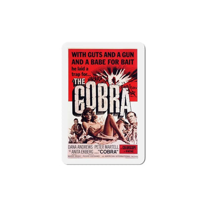 The Cobra 1968 Movie Poster Refrigerator Magnet 5 Inch - The Sticker Space