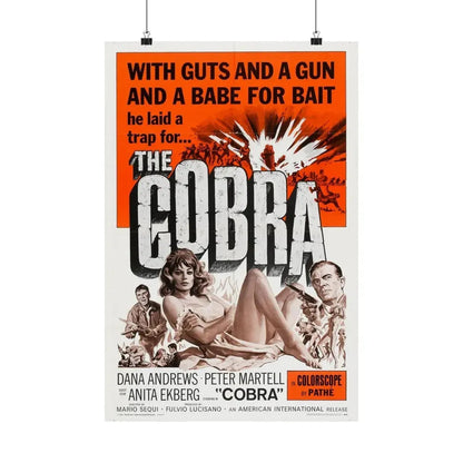 THE COBRA 1986 - Paper Movie Poster 16″ x 24″ Matte - The Sticker Space