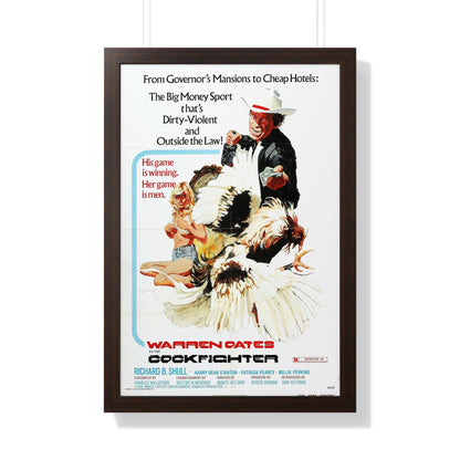 THE COCKFIGHTER 1974 - Framed Movie Poster-20" x 30"-The Sticker Space