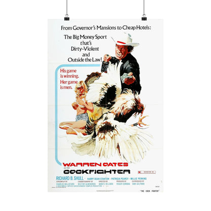 THE COCKFIGHTER 1974 - Paper Movie Poster-16″ x 24″-The Sticker Space