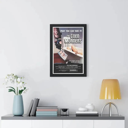 THE COED MURDERS 1974 - Framed Movie Poster - The Sticker Space