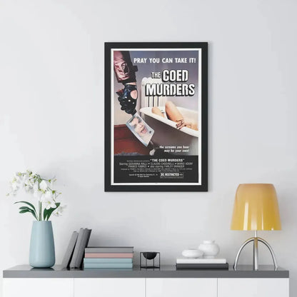 THE COED MURDERS 1974 - Framed Movie Poster - The Sticker Space