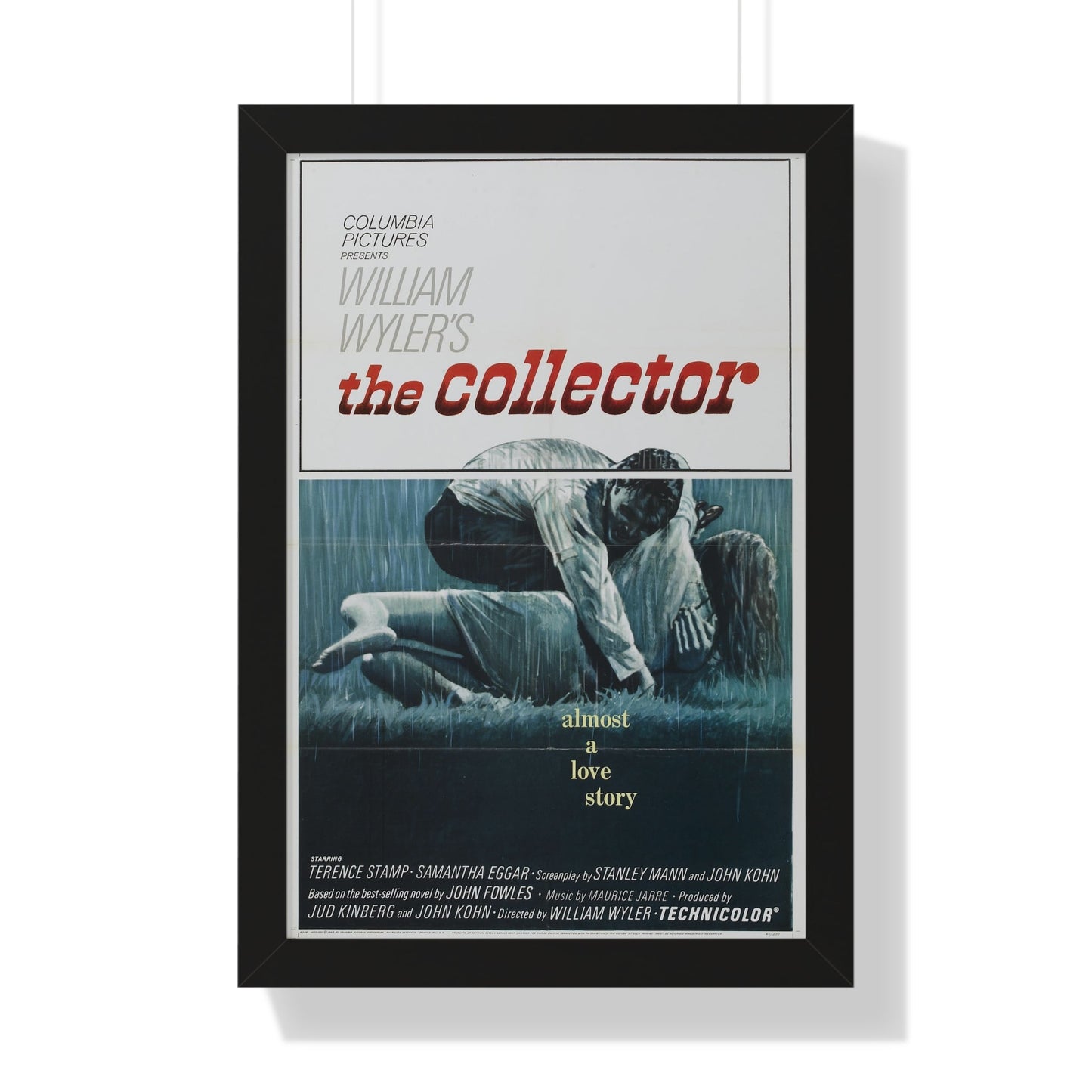 THE COLLECTOR 1965 - Framed Movie Poster-16″ x 24″-The Sticker Space