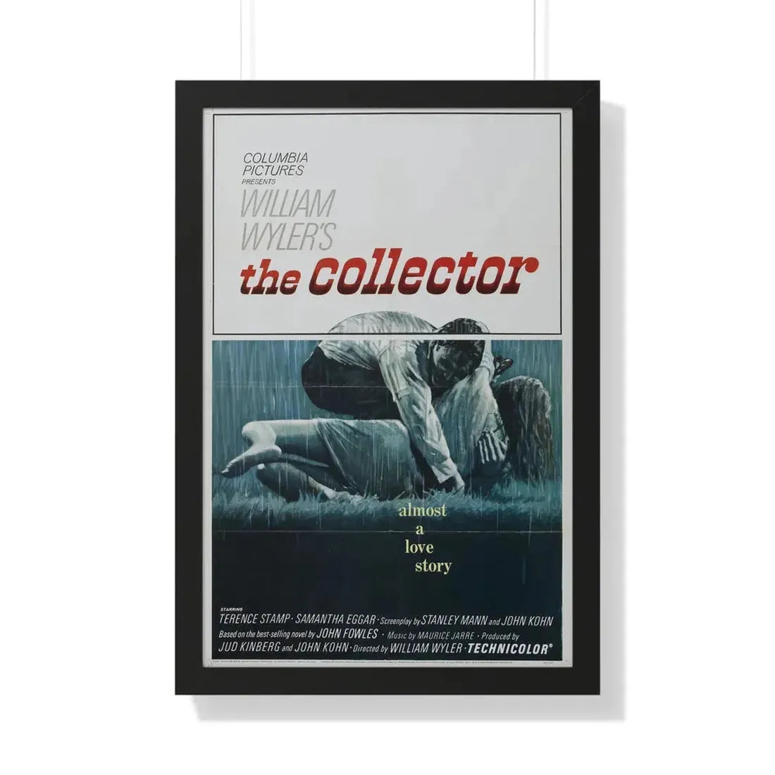 THE COLLECTOR 1965 - Framed Movie Poster 20" x 30" Black - The Sticker Space