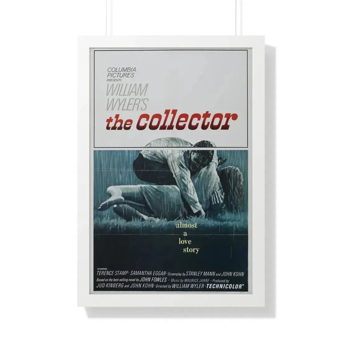 THE COLLECTOR 1965 - Framed Movie Poster 20" x 30" White - The Sticker Space