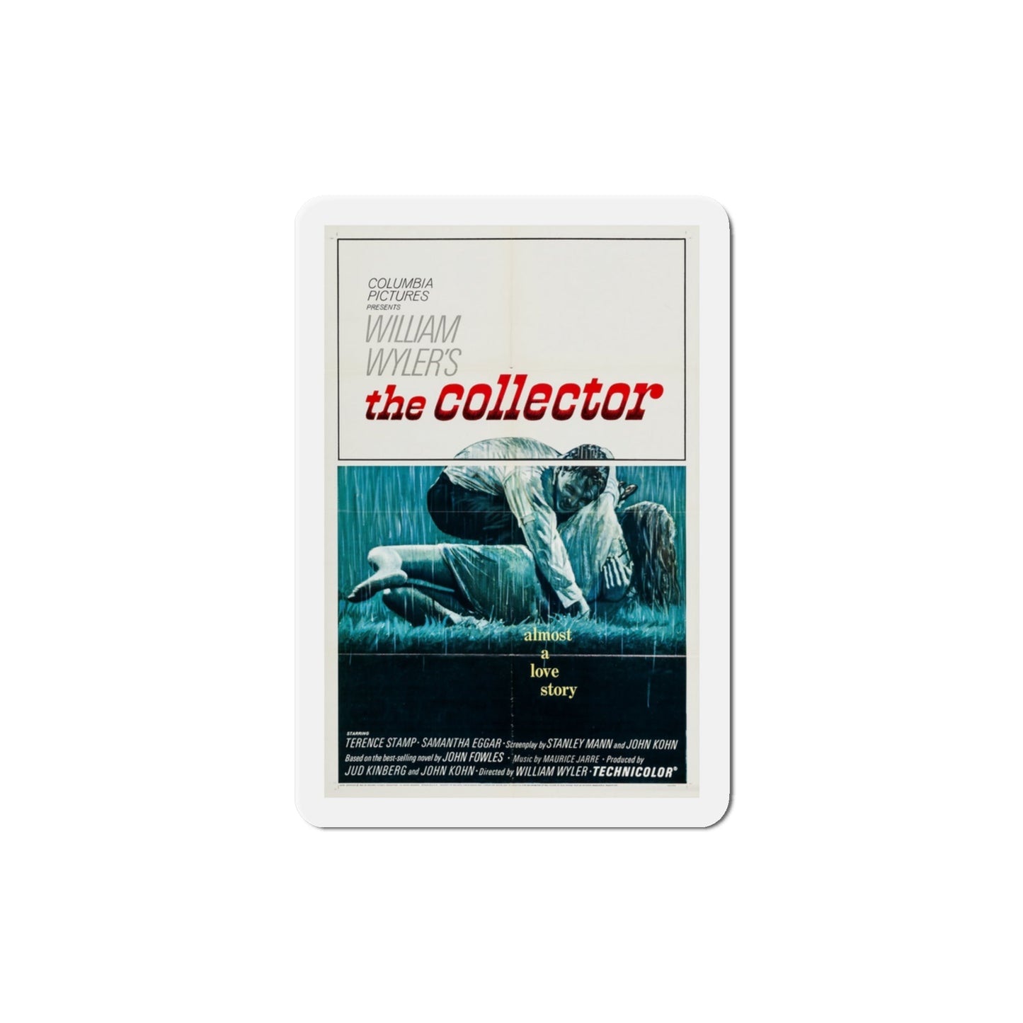 The Collector 1965 Movie Poster Die-Cut Magnet-3 Inch-The Sticker Space