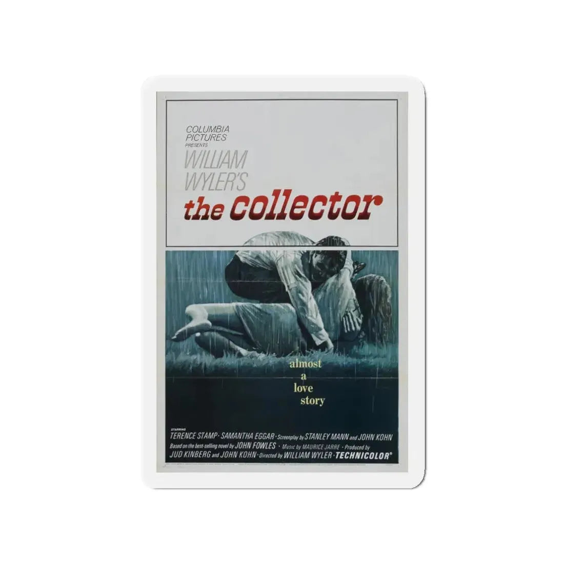 THE COLLECTOR 1965 Movie Poster - Refrigerator Magnet 3 Inch Die-Cut - The Sticker Space
