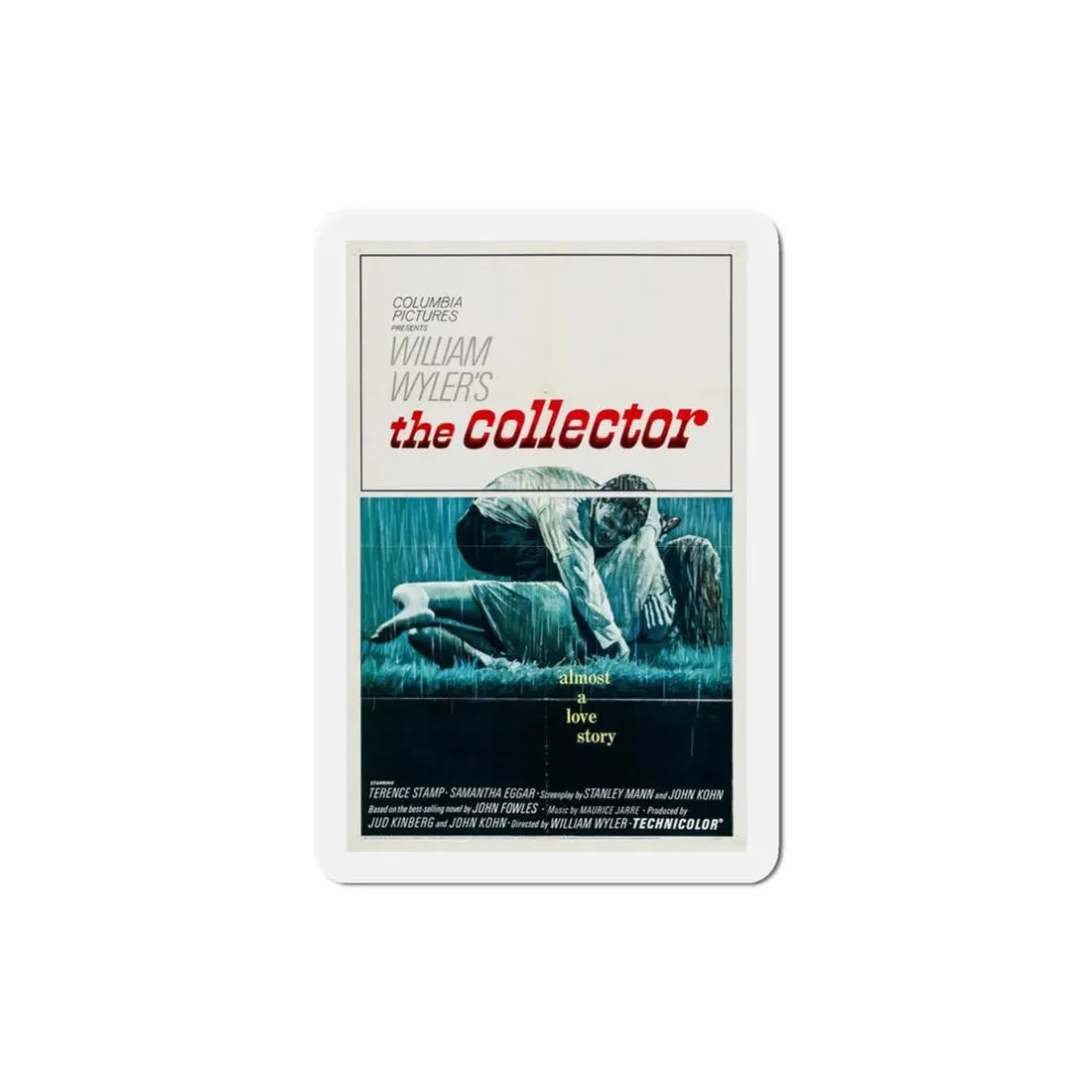 The Collector 1965 Movie Poster Refrigerator Magnet 3 Inch - The Sticker Space