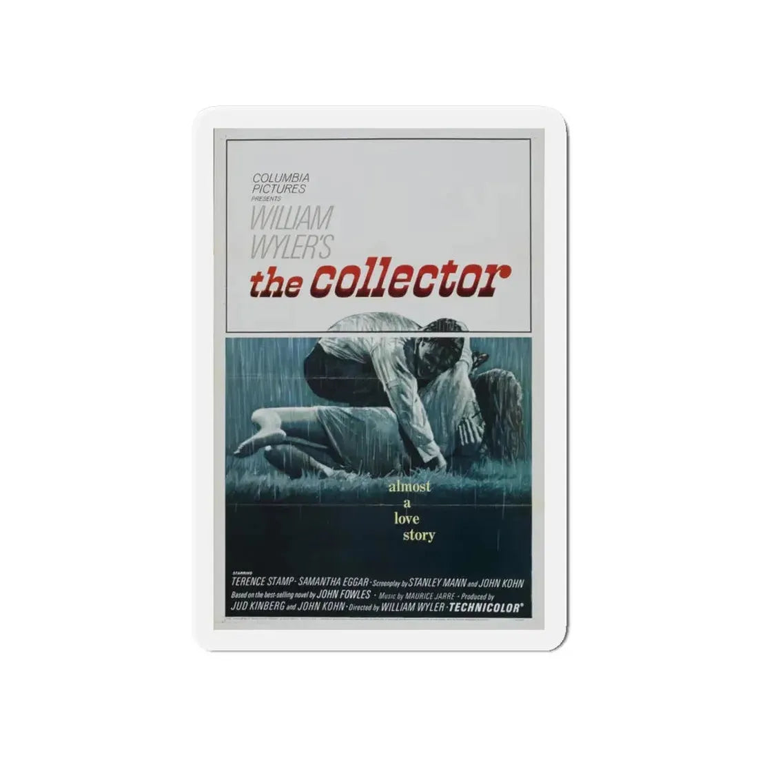 THE COLLECTOR 1965 Movie Poster - Refrigerator Magnet 4 Inch Die-Cut - The Sticker Space