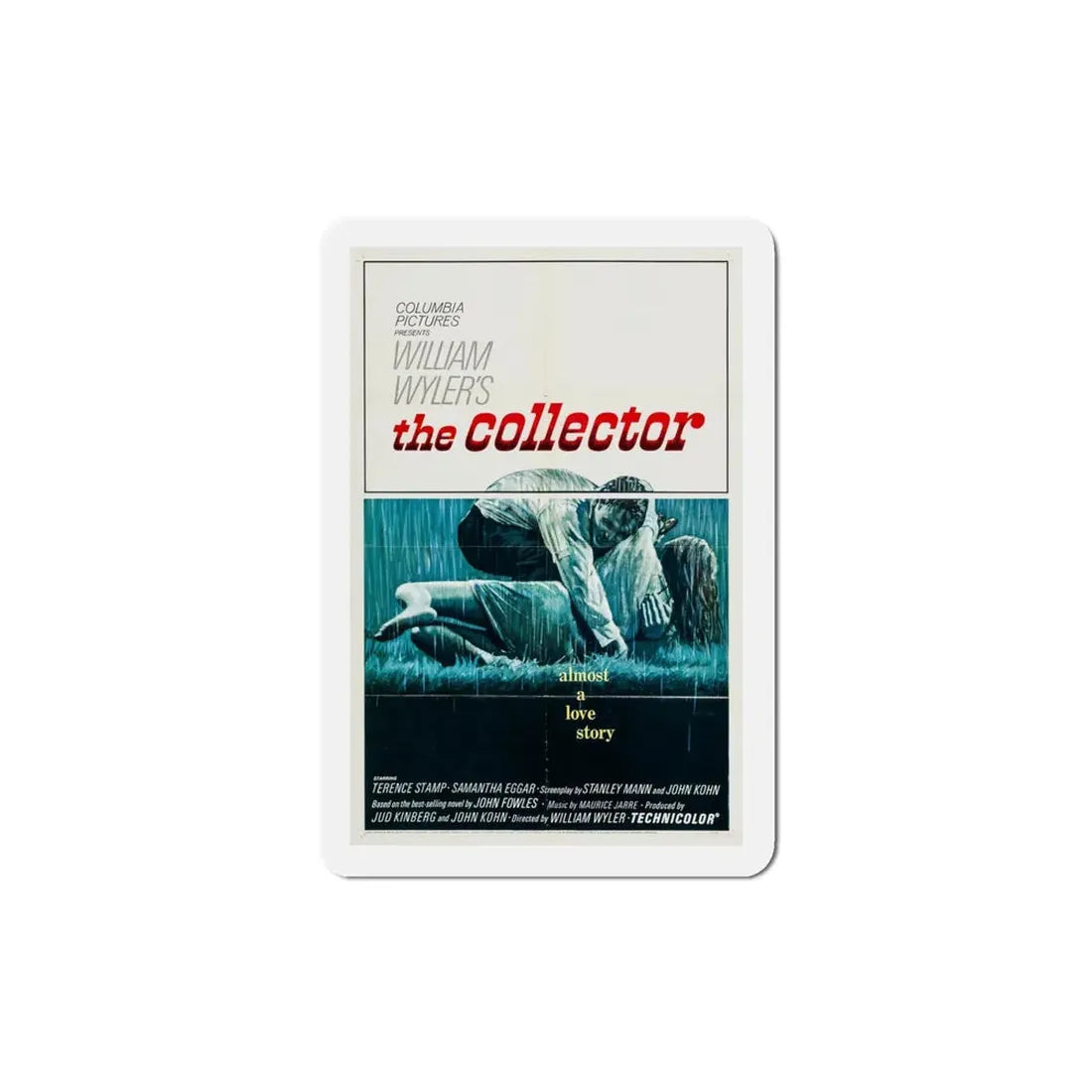 The Collector 1965 Movie Poster Refrigerator Magnet 4 Inch - The Sticker Space
