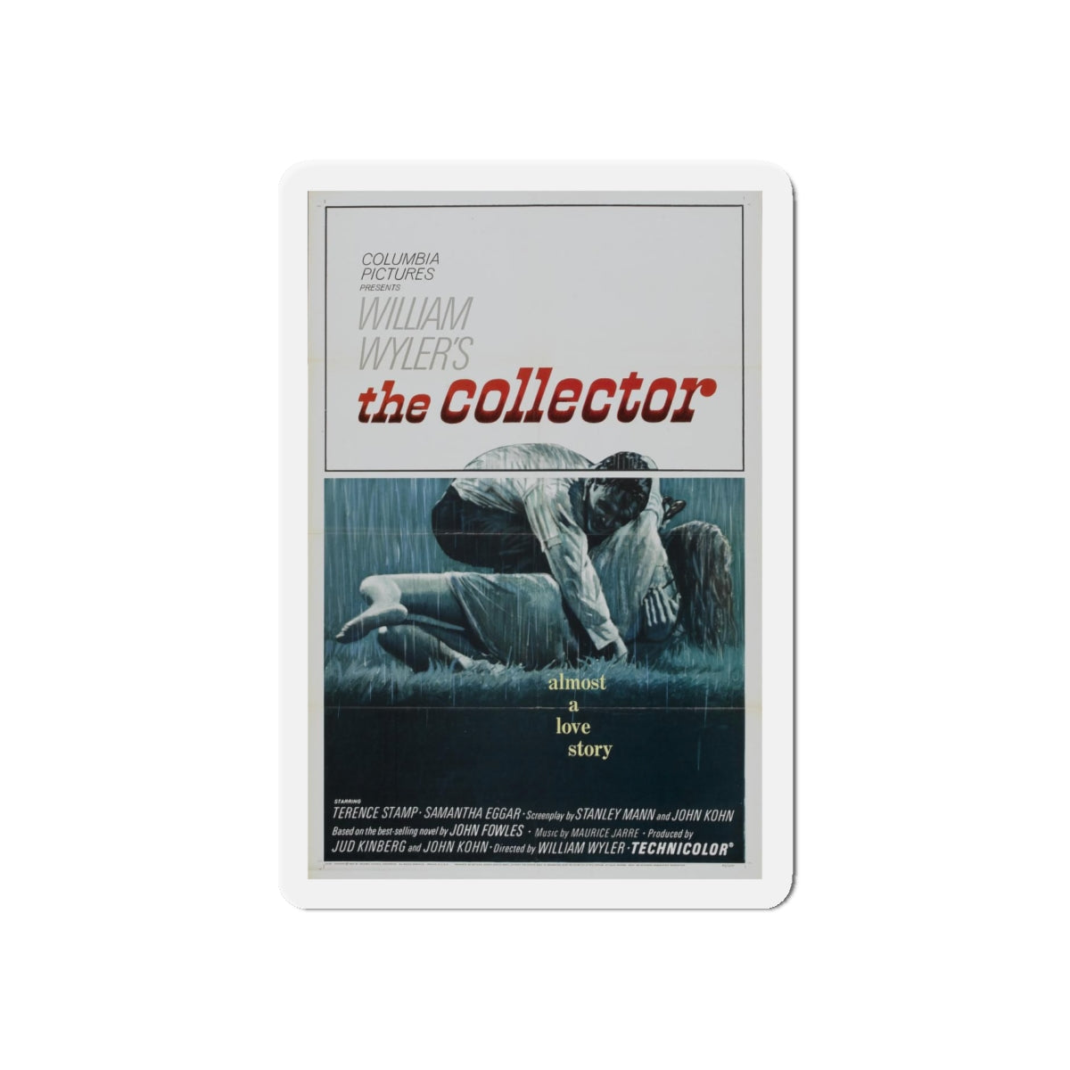 THE COLLECTOR 1965 Movie Poster - Refrigerator Magnet-6" × 6"-The Sticker Space