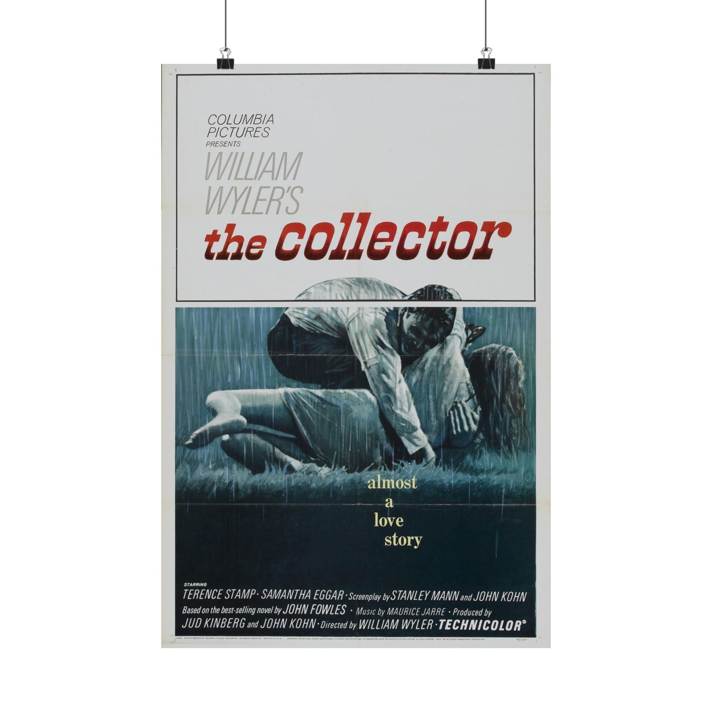 THE COLLECTOR 1965 - Paper Movie Poster-16″ x 24″-The Sticker Space