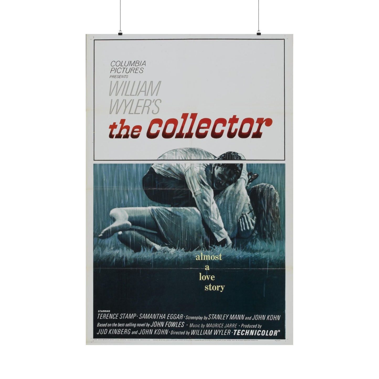 THE COLLECTOR 1965 - Paper Movie Poster-36" x 54"-The Sticker Space