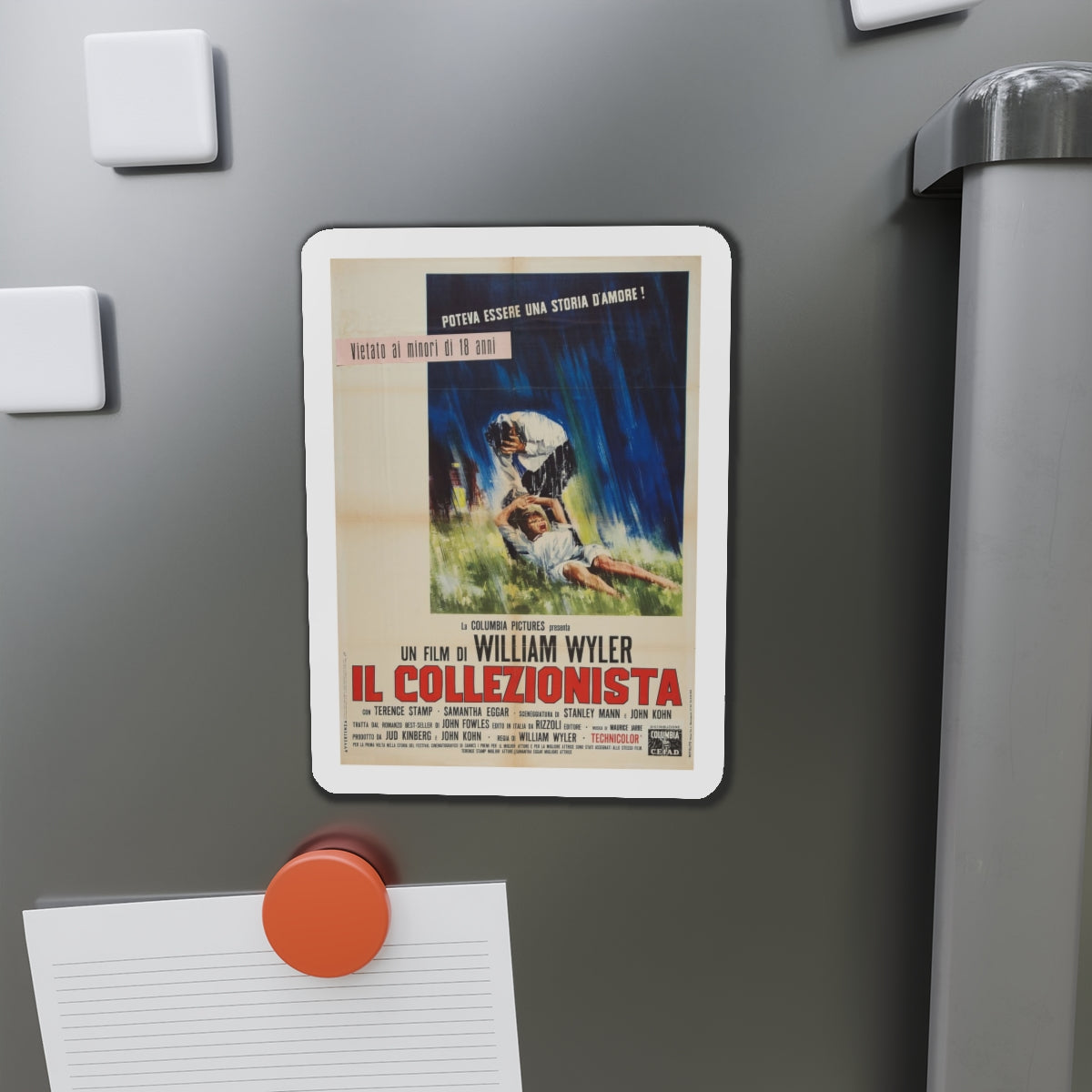 THE COLLECTOR (ITALIAN) 1965 Movie Poster - Refrigerator Magnet-The Sticker Space