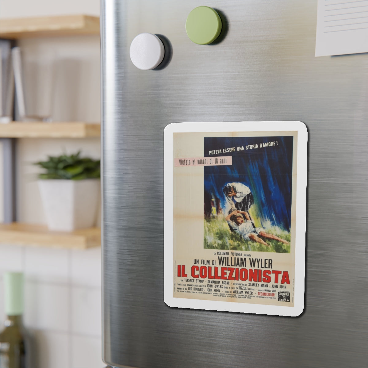 THE COLLECTOR (ITALIAN) 1965 Movie Poster - Refrigerator Magnet-The Sticker Space