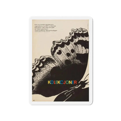 THE COLLECTOR (POLISH) 1965 Movie Poster - Refrigerator Magnet 2 Inch Die-Cut - The Sticker Space