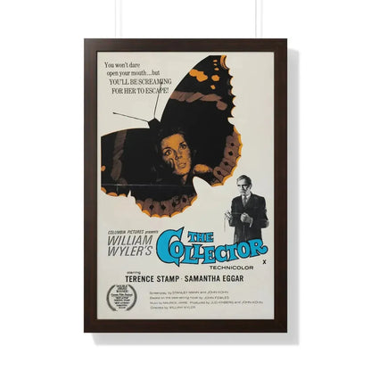 THE COLLECTOR (UK) 1965 - Framed Movie Poster 20" x 30" Walnut - The Sticker Space