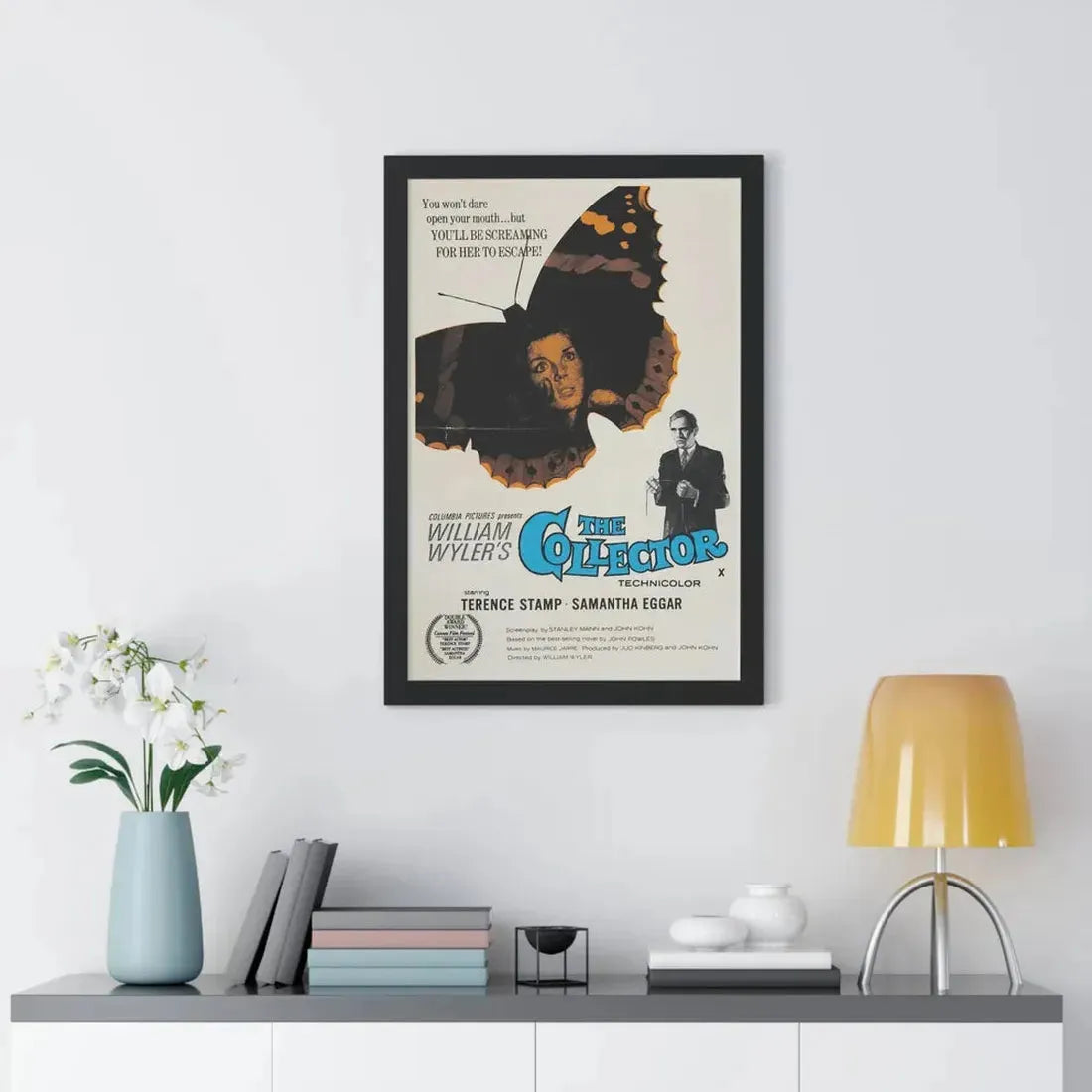 THE COLLECTOR (UK) 1965 - Framed Movie Poster - The Sticker Space