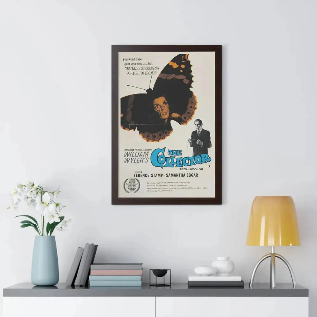 THE COLLECTOR (UK) 1965 - Framed Movie Poster - The Sticker Space