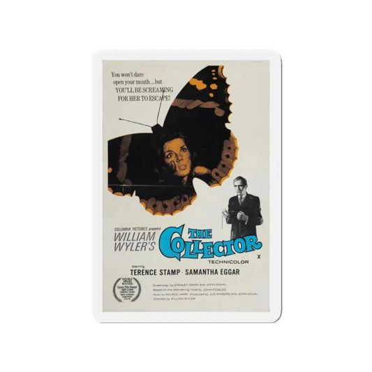 THE COLLECTOR (UK) 1965 Movie Poster - Refrigerator Magnet 2 Inch Die-Cut - The Sticker Space