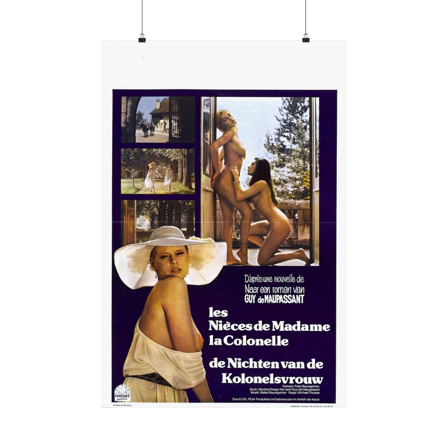 THE COLONELS NIECES 1968 - Paper Movie Poster-24″ x 36″-The Sticker Space