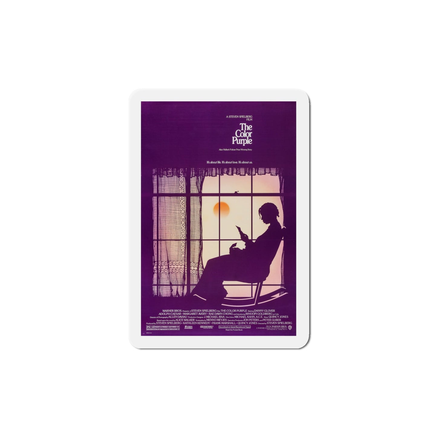 The Color Purple 1985 Movie Poster Die-Cut Magnet-5" x 5"-The Sticker Space