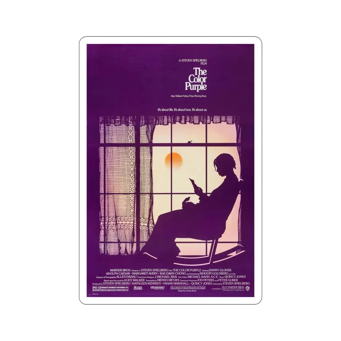 The Color Purple 1985 Movie Poster STICKER Vinyl Die-Cut Decal 5 Inch - The Sticker Space