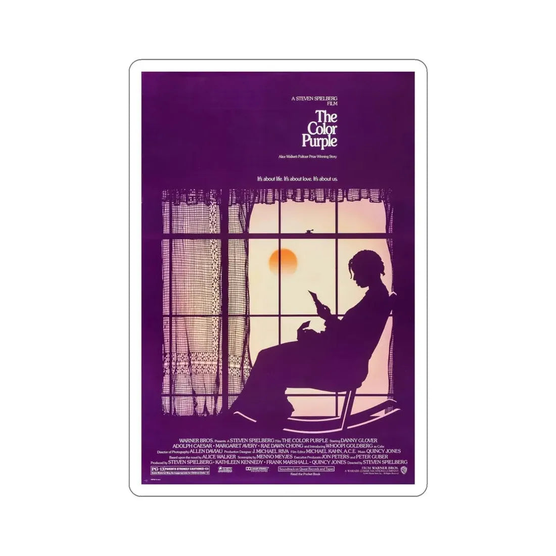 The Color Purple 1985 Movie Poster STICKER Vinyl Die-Cut Decal 6 Inch - The Sticker Space
