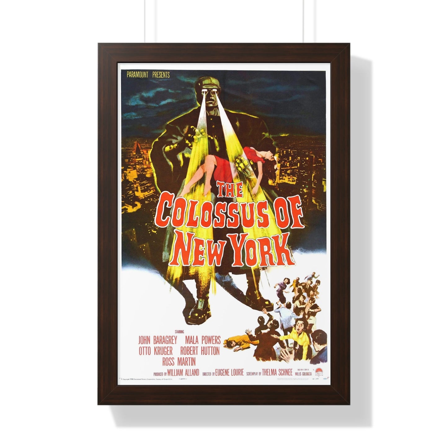 THE COLOSSUS OF NEW YORK 1958 - Framed Movie Poster-16″ x 24″-The Sticker Space