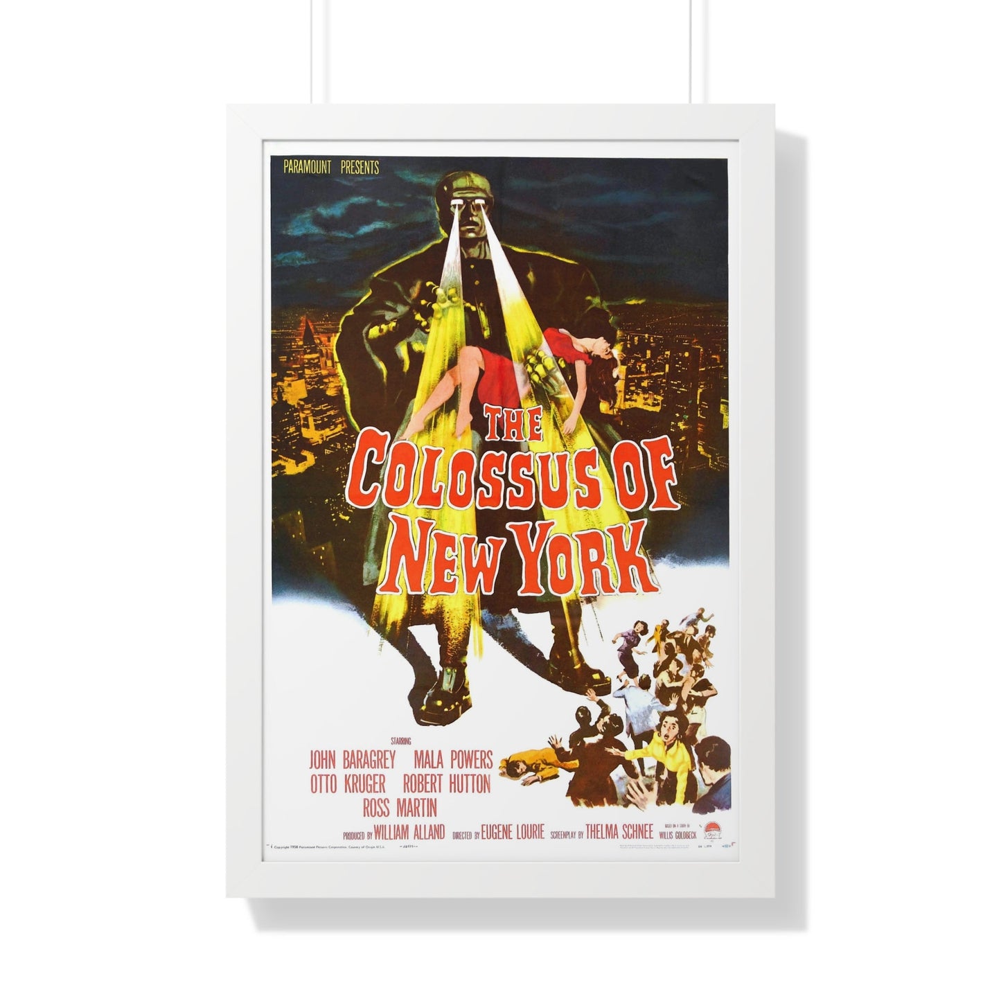 THE COLOSSUS OF NEW YORK 1958 - Framed Movie Poster-20" x 30"-The Sticker Space