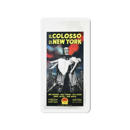 THE COLOSSUS OF NEW YORK (ITALIAN) 1958 Movie Poster - Refrigerator Magnet 2 Inch Die-Cut - The Sticker Space