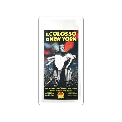 THE COLOSSUS OF NEW YORK (ITALIAN) 1958 Movie Poster STICKER Vinyl Die-Cut Decal 4 Inch - The Sticker Space